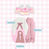 Oneset OOTD Outfit 3in1 Korean Style Setelan Remaja Dewasa - KK215